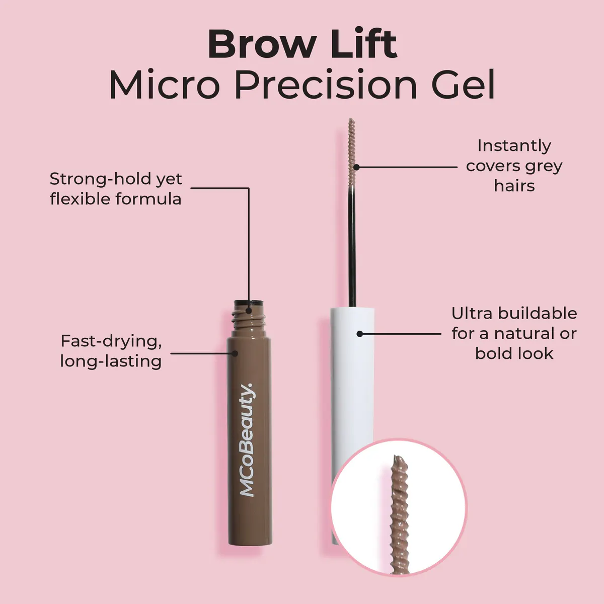 MCoBeauty Brow Lift Micro Precision Gel 4.5ml - Light/Medium, view 4