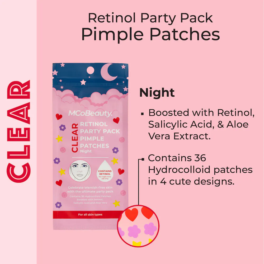 MCoBeauty Clear Retinol Party Pack Pimple Patches, view 2