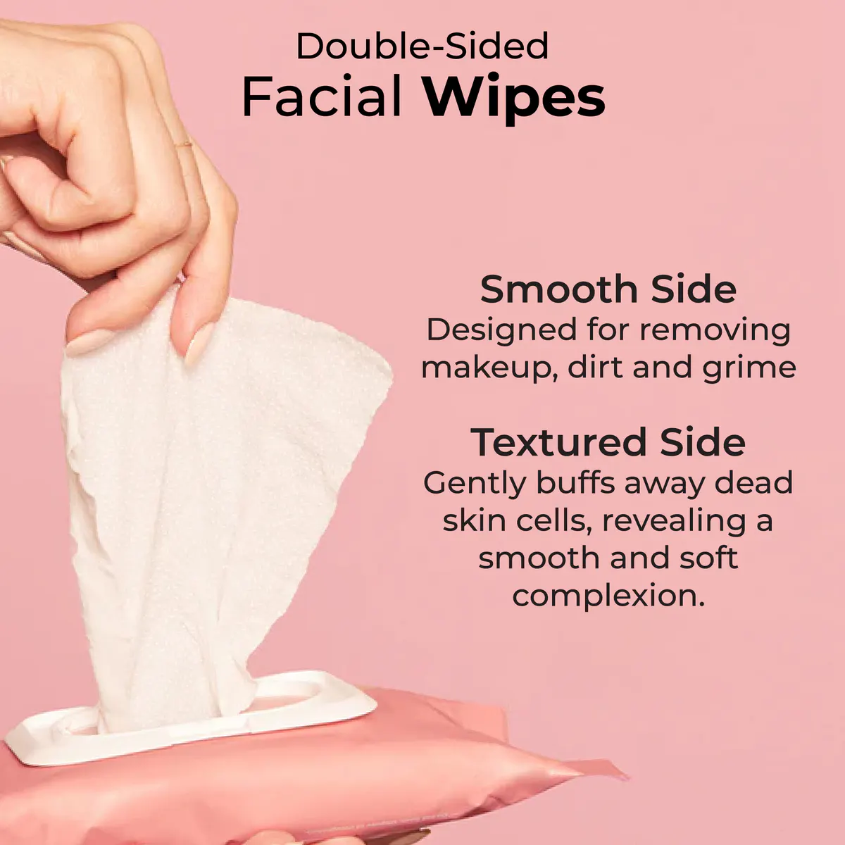McoBeauty Double-Sided Wipes 25pk, view 2