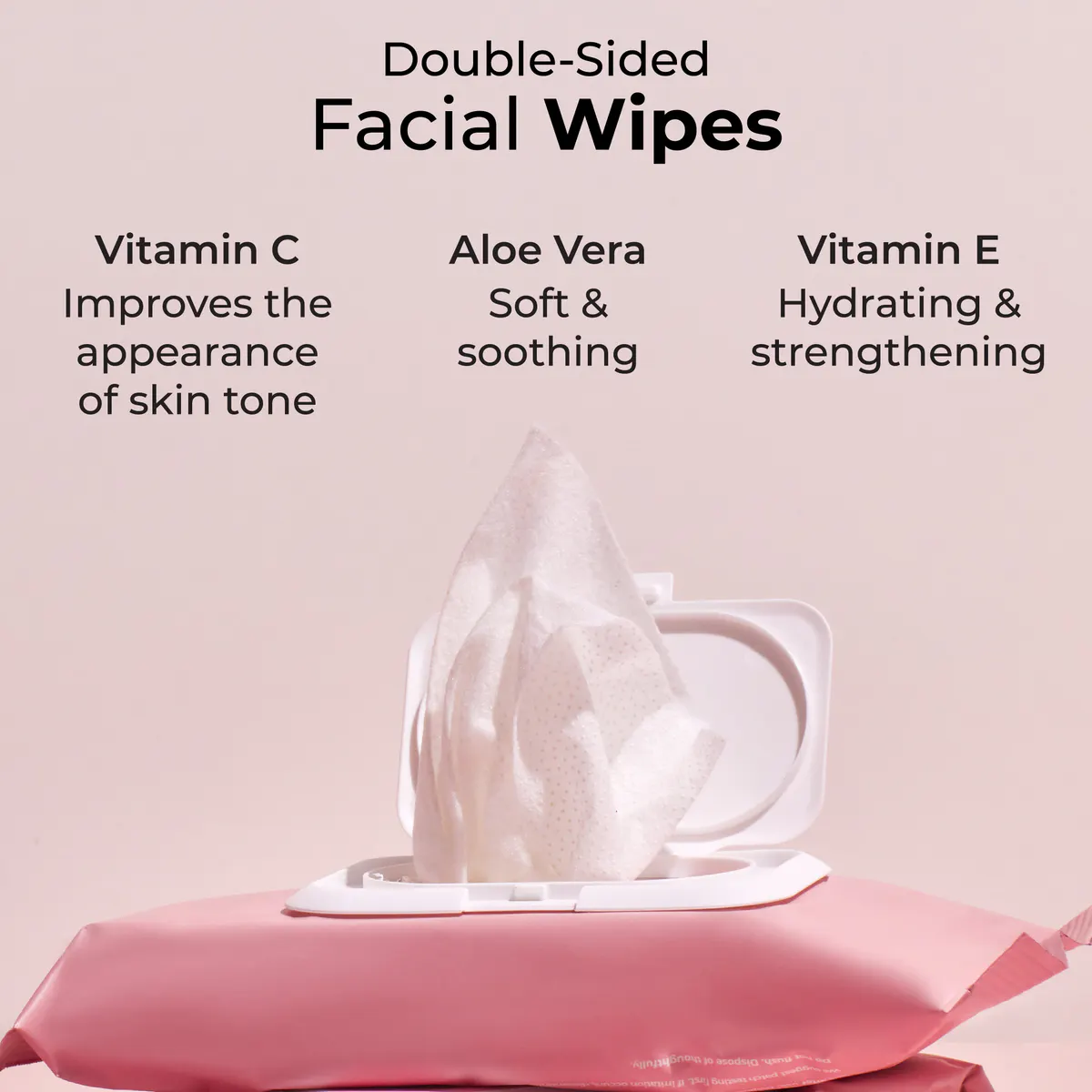 McoBeauty Double-Sided Wipes 25pk, view 5