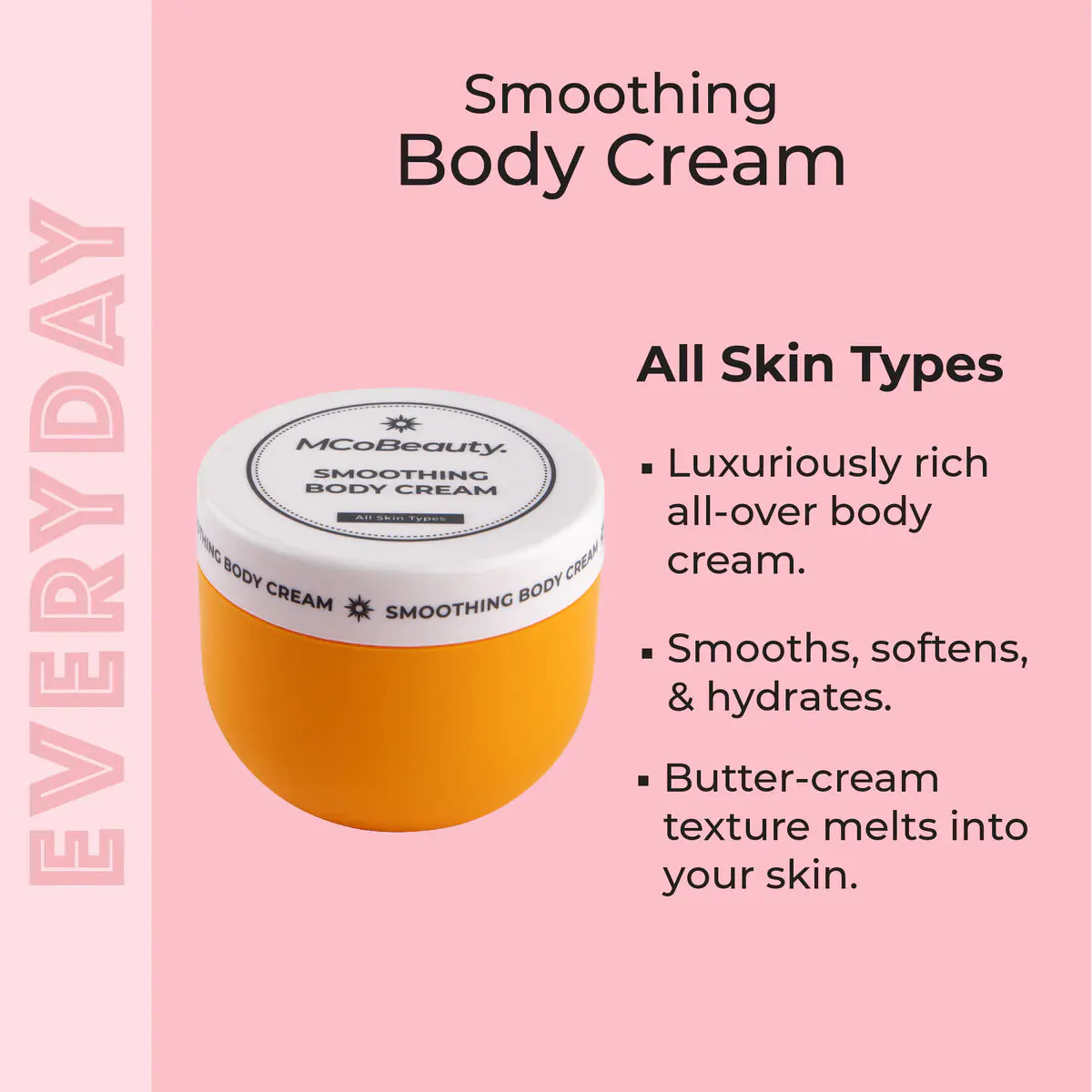 MCoBeauty Everyday Smoothing Body Cream 240ml, view 3