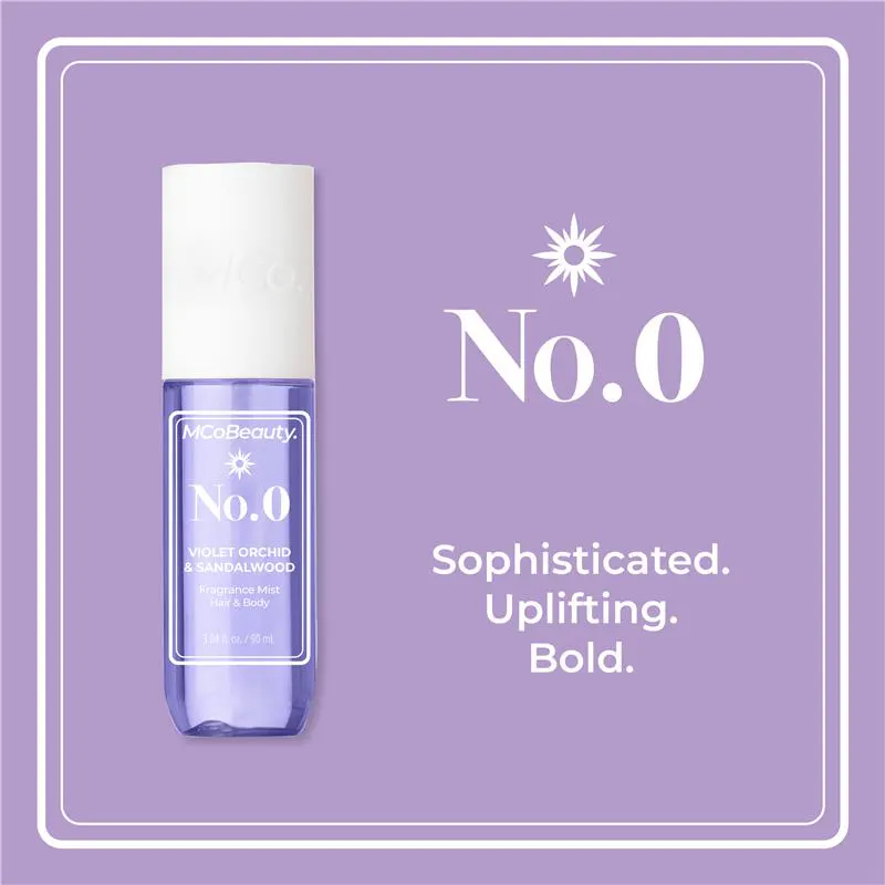 MCoBeauty Fragrance Mist Hair & Body 90mL - No.0 (Violet Orchid & Sandalwood), view 4