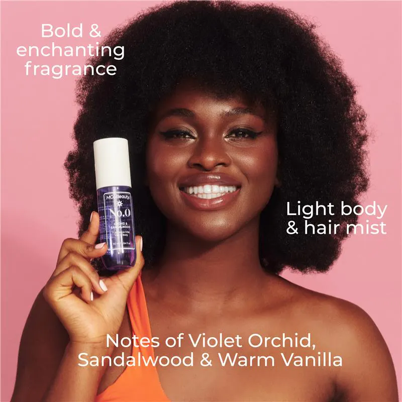 MCoBeauty Fragrance Mist Hair & Body 90mL - No.0 (Violet Orchid & Sandalwood), view 5