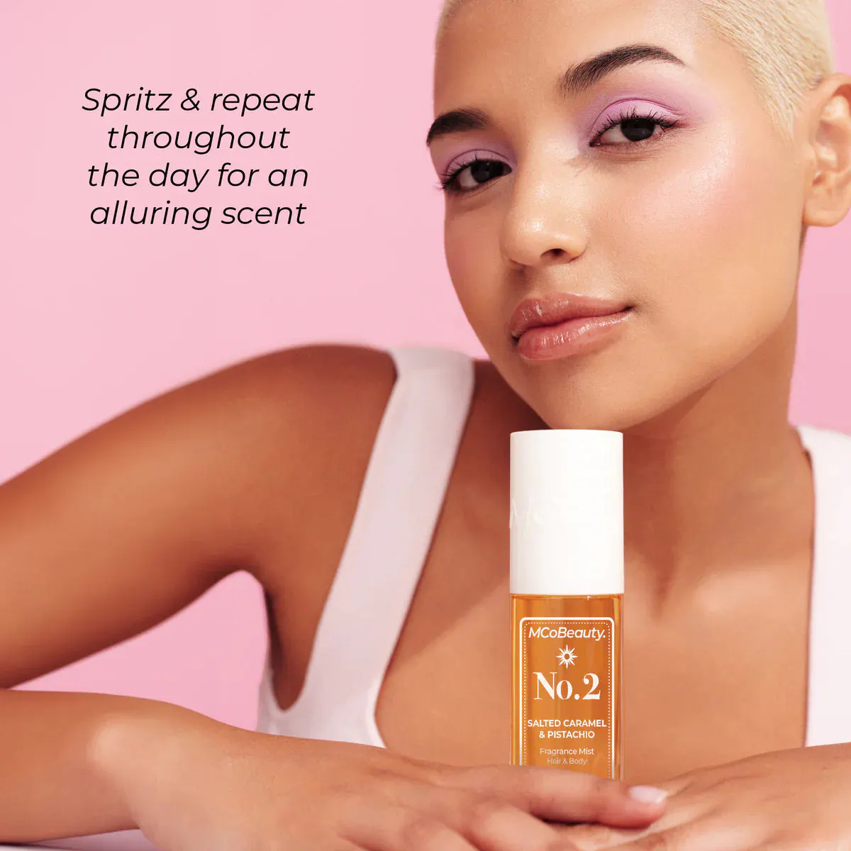 MCoBeauty Fragrance Mist No.2 Salted Caramel & Pistachio 90ml, view 4