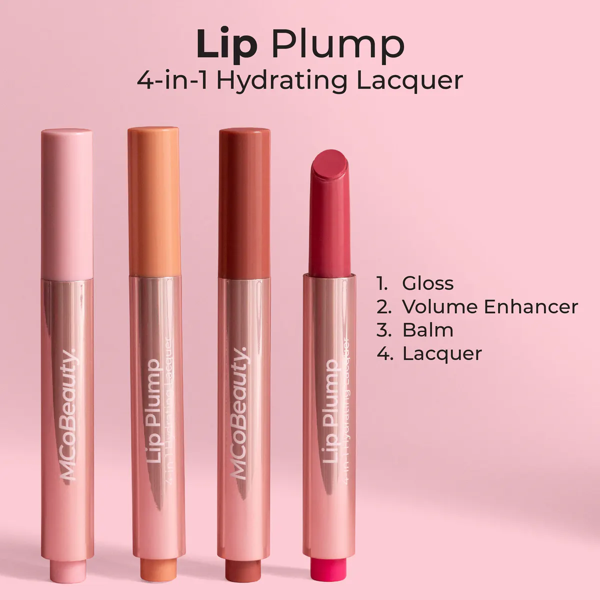 MCoBeauty Lip Plump 4-in-1 Hydrating Lacquer 2g, view 20