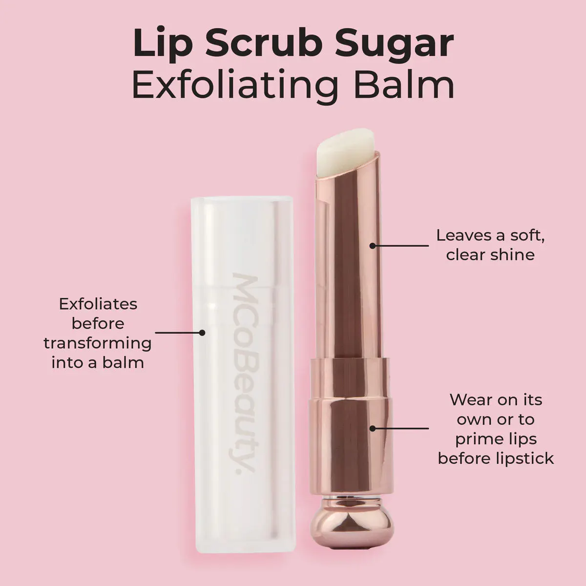 MCoBeauty Lip Scrub Sugar Exfoliating Balm 3.5g, view 4