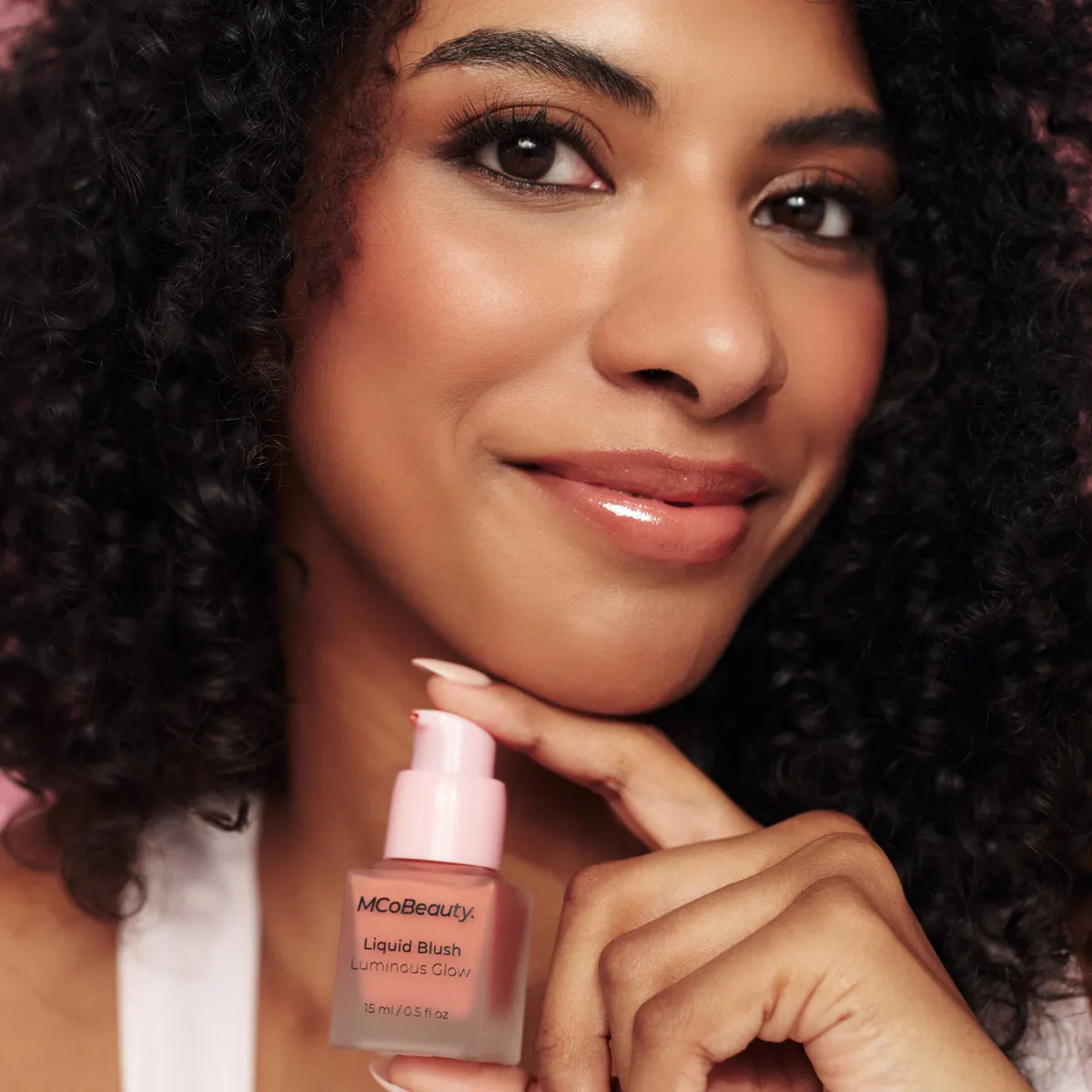 MCoBeauty Luminous Glow Liquid Blush - Lava (Deep Peach), view 2