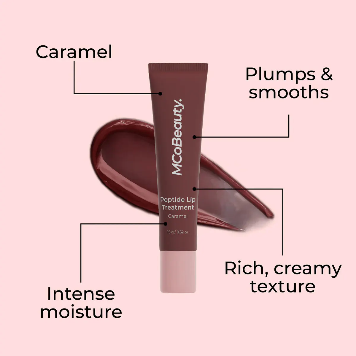 MCoBeauty Peptide Lip Treatment - Caramel, view 5