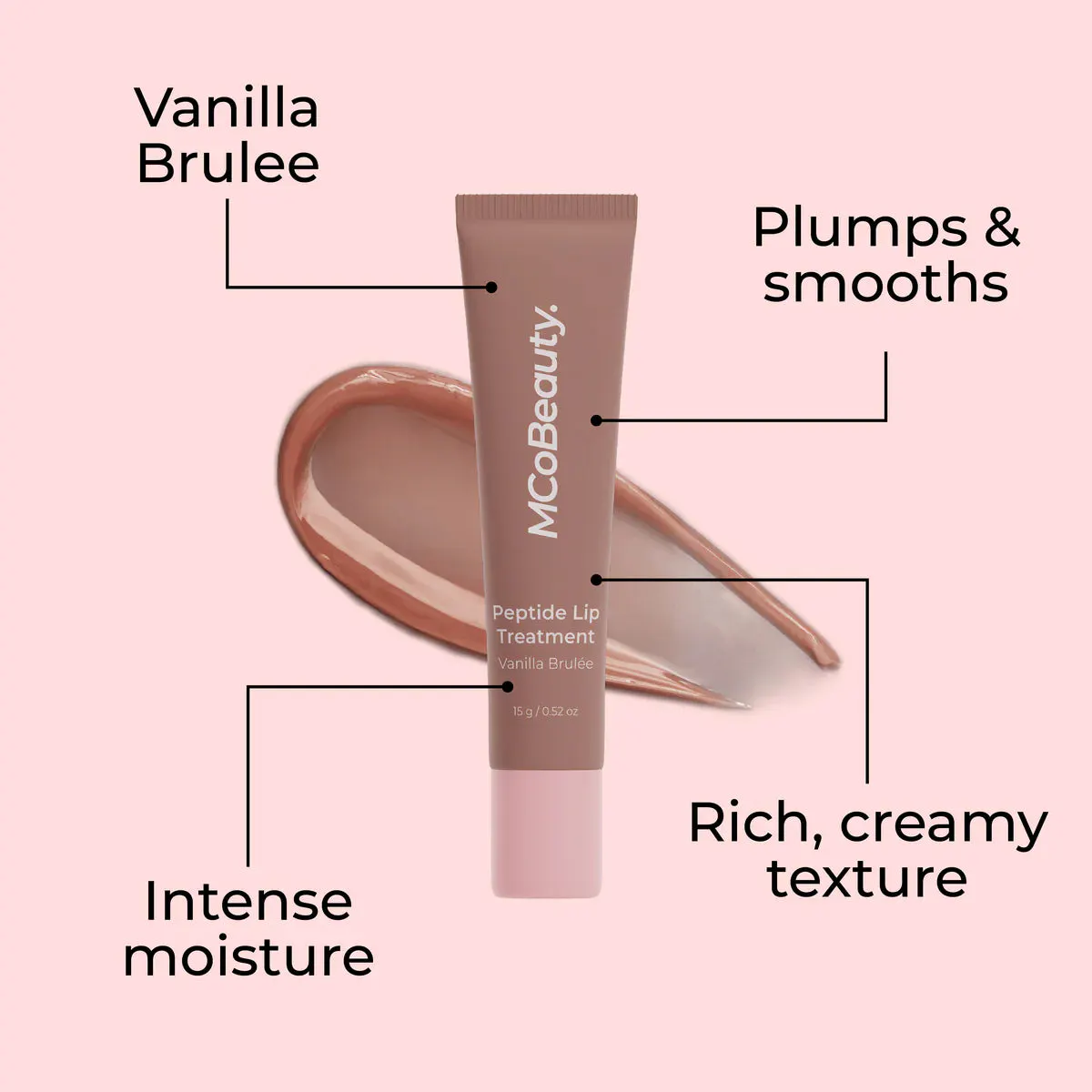MCoBeauty Peptide Lip Treatment - Vanilla Brulee, view 5