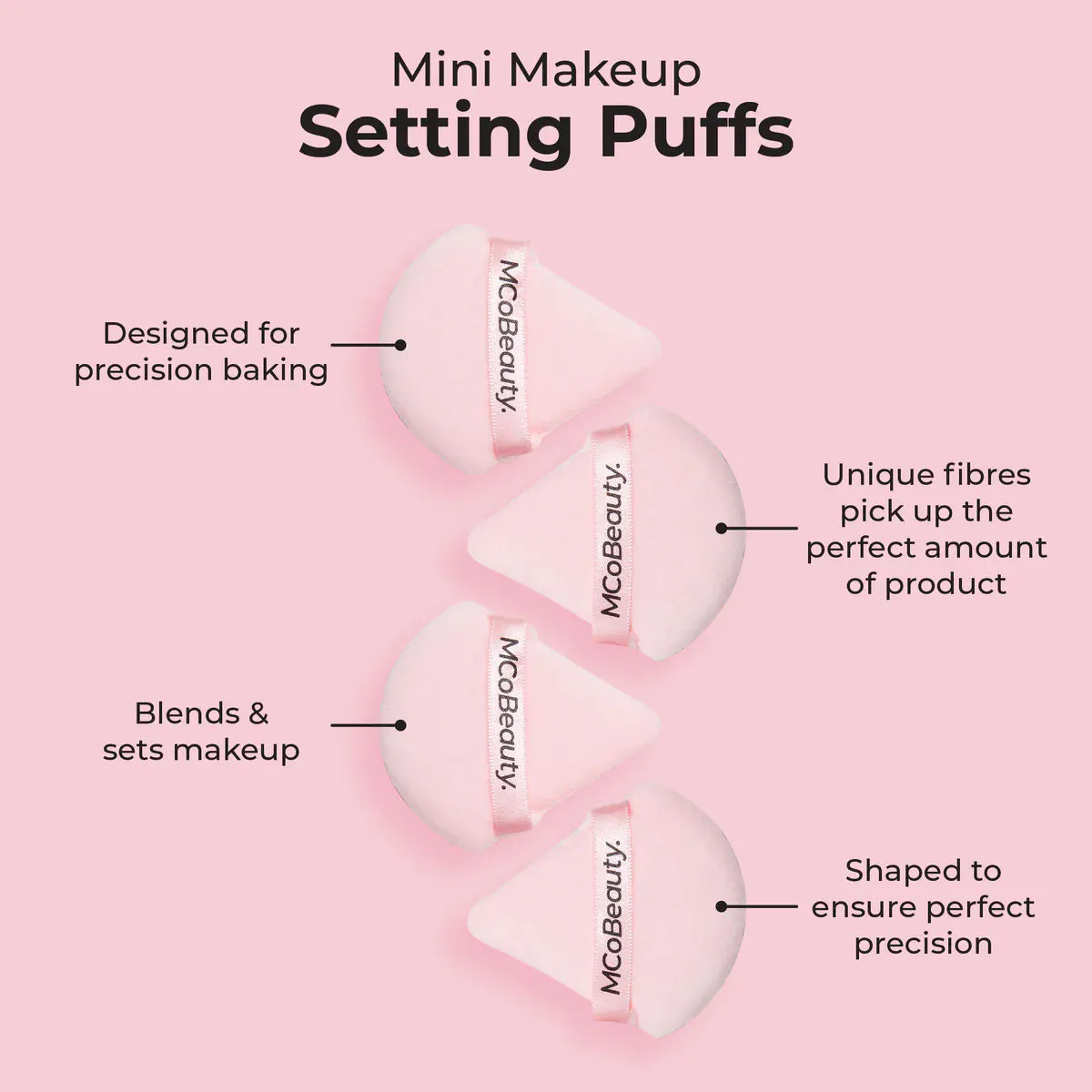 MCoBeauty Setting Puff Duo 4 Pack, view 4