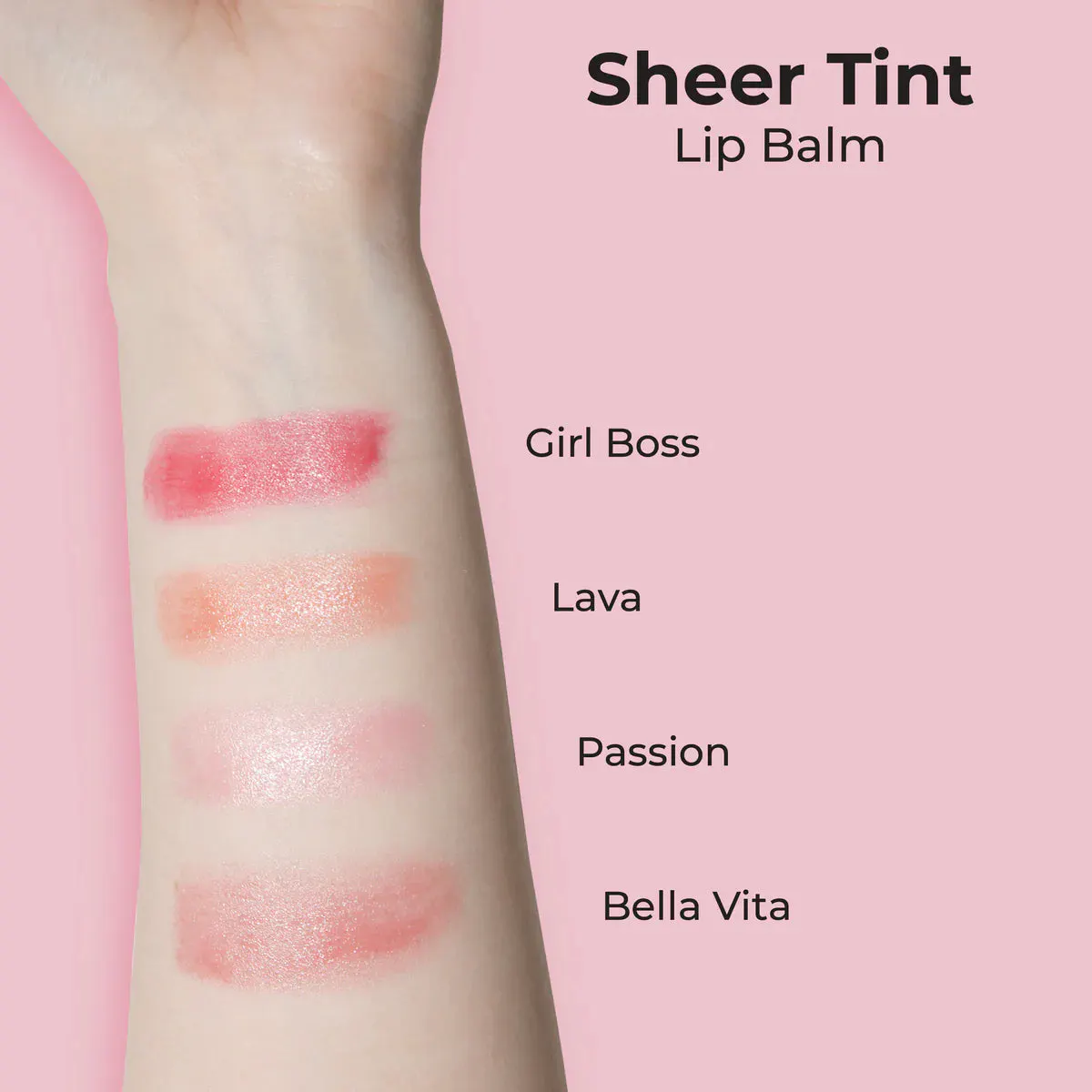 McoBeauty Sheer Tint Lip Balm Collection Bundle, view 3