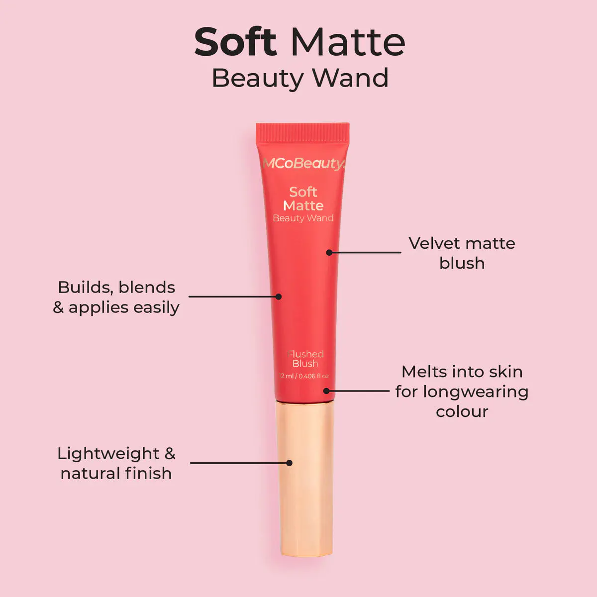 MCoBeauty Soft Matte Beauty Wand 12ml, view 6
