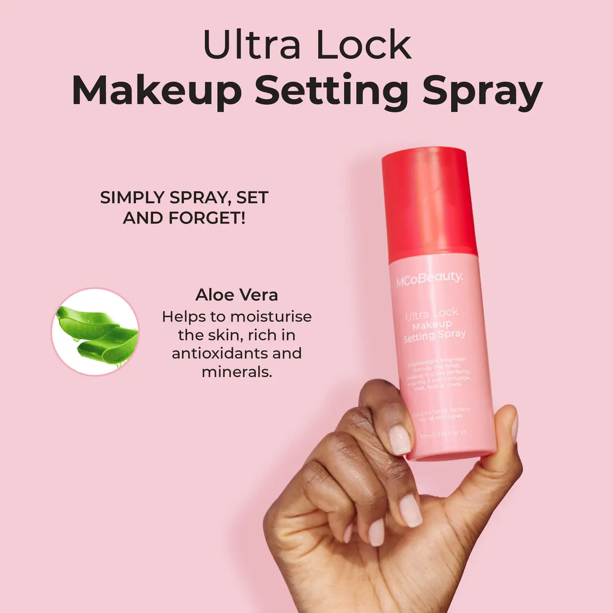 MCoBeauty Ultra Lock Makeup Setting Spray 100ml, view 4