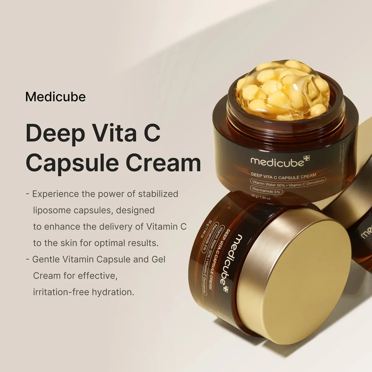 Medicube Deep Vita C Capsule Cream 55g, view 3