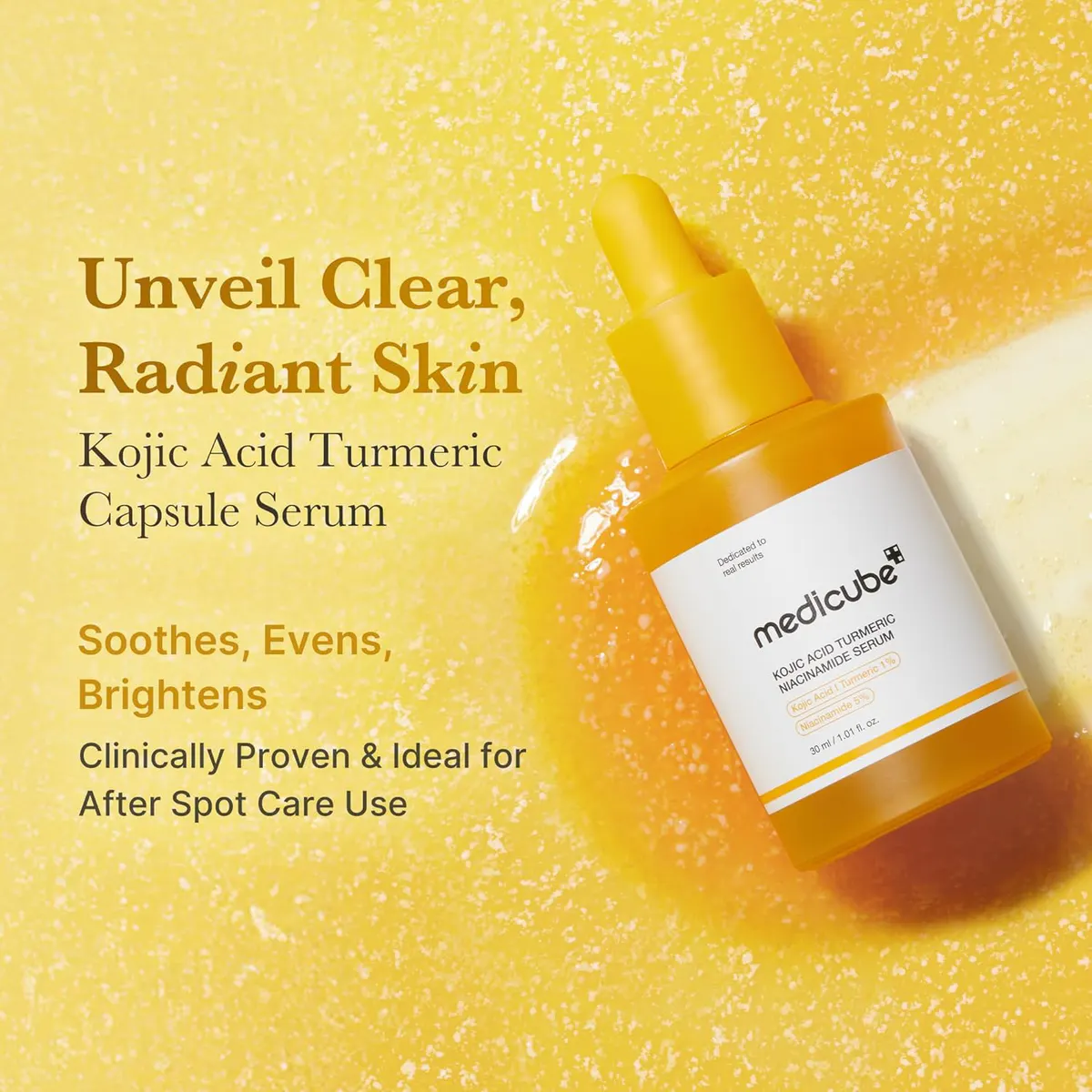 Medicube Kojic Acid Turmeric Niacinamide Serum 30ml, view 3
