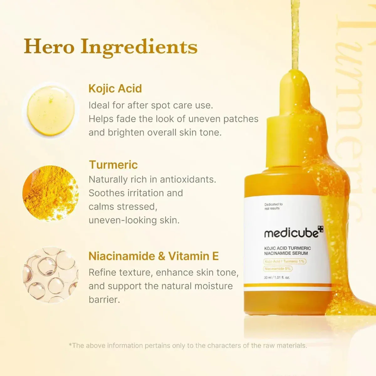 Medicube Kojic Acid Turmeric Niacinamide Serum 30ml, view 6