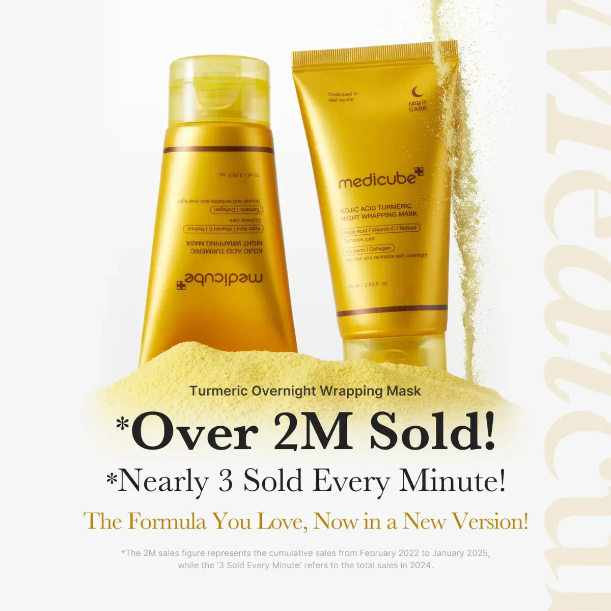 Medicube Kojic Acid Turmeric Night Wrapping Mask 75ml, view 2