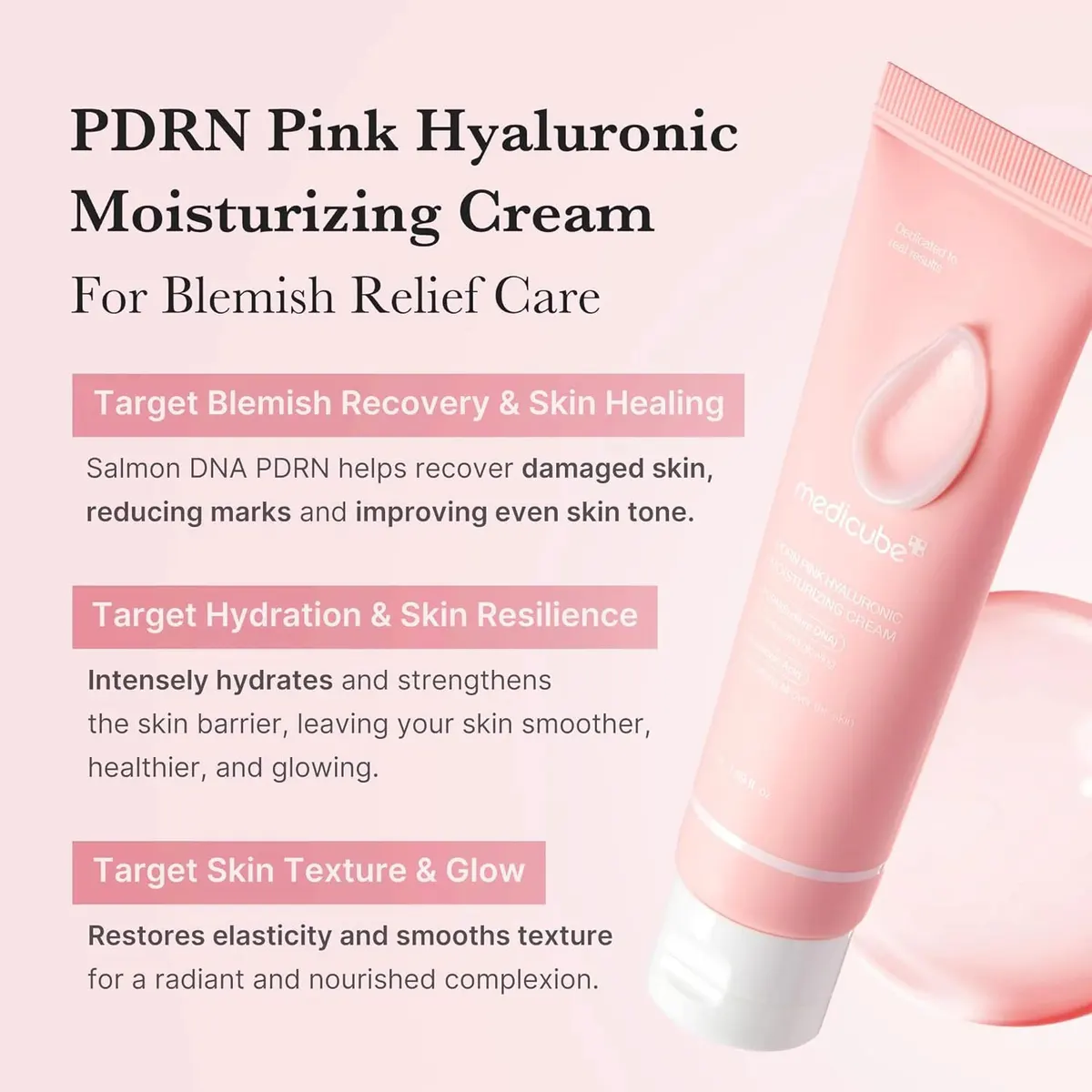 Medicube PDRN Pink Hyaluronic Moisturizing Cream 50ml, view 4