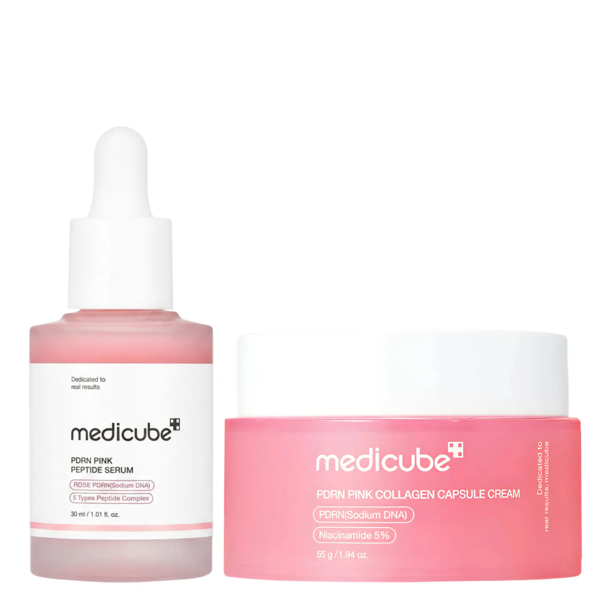 Medicube PDRN Pink Serum & Capsule Cream Duo Bundle