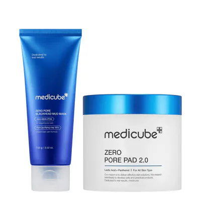 Medicube Zero Pore Blackhead Mud Mask & Pore Pad Duo Bundle
