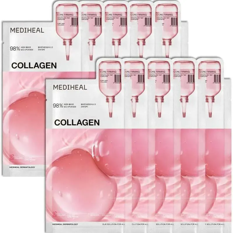 MEDIHEAL Collagen Essential Sheet Mask Bundle (10pcs)