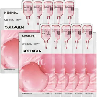 MEDIHEAL Collagen Essential Sheet Mask Bundle (10pcs)