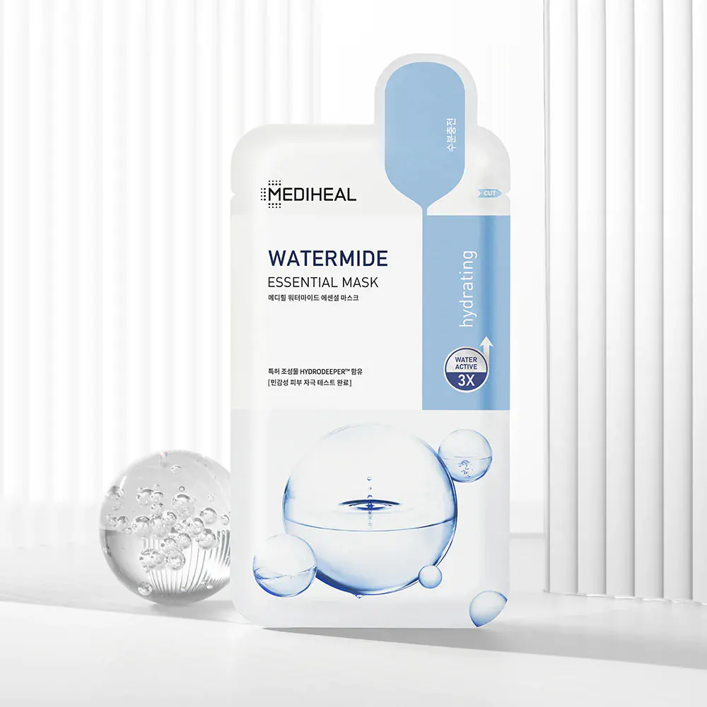 MEDIHEAL Watermide Essential Sheet Mask Bundle (10pcs), view 4