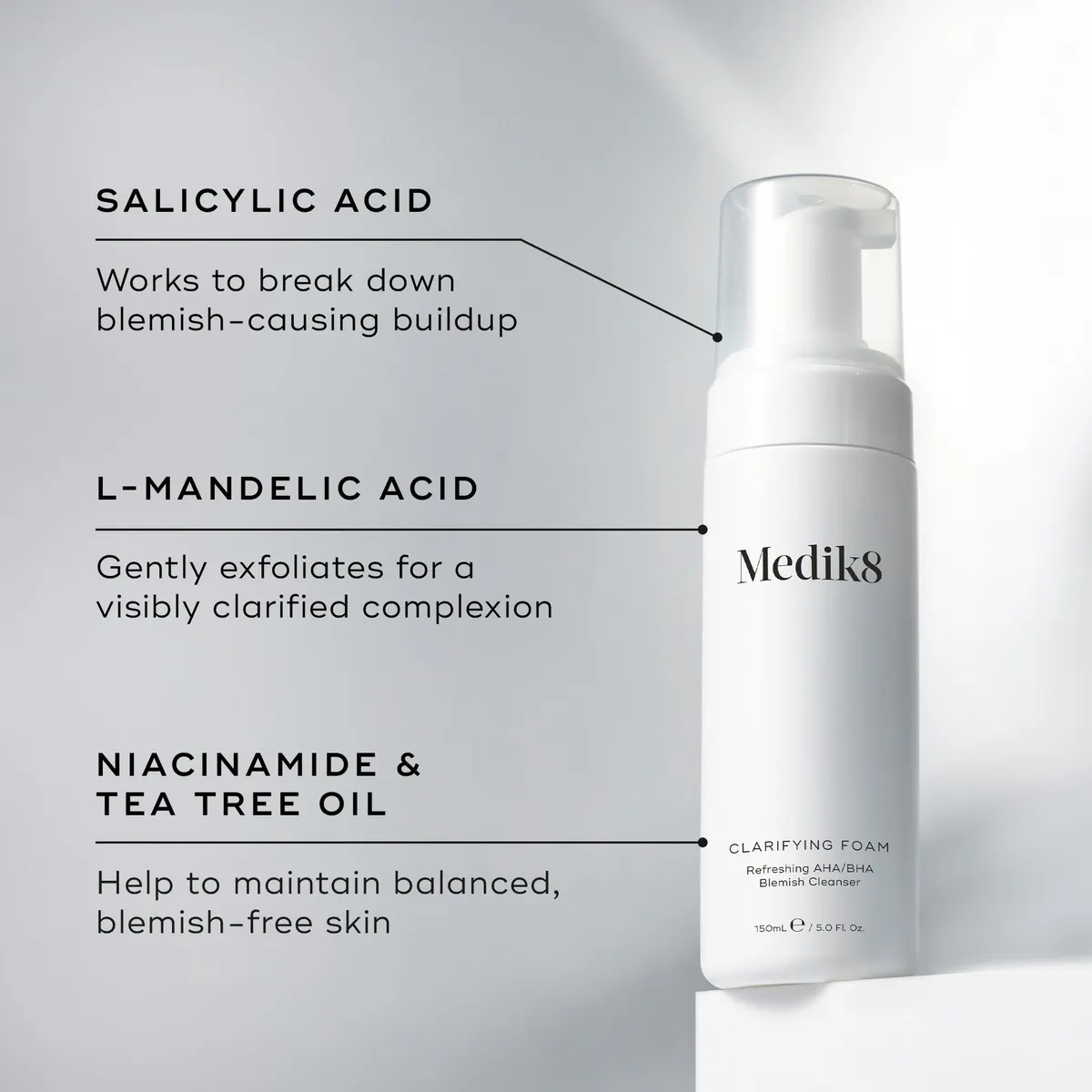 Medik8 Clarifying Foam 150ml, view 3