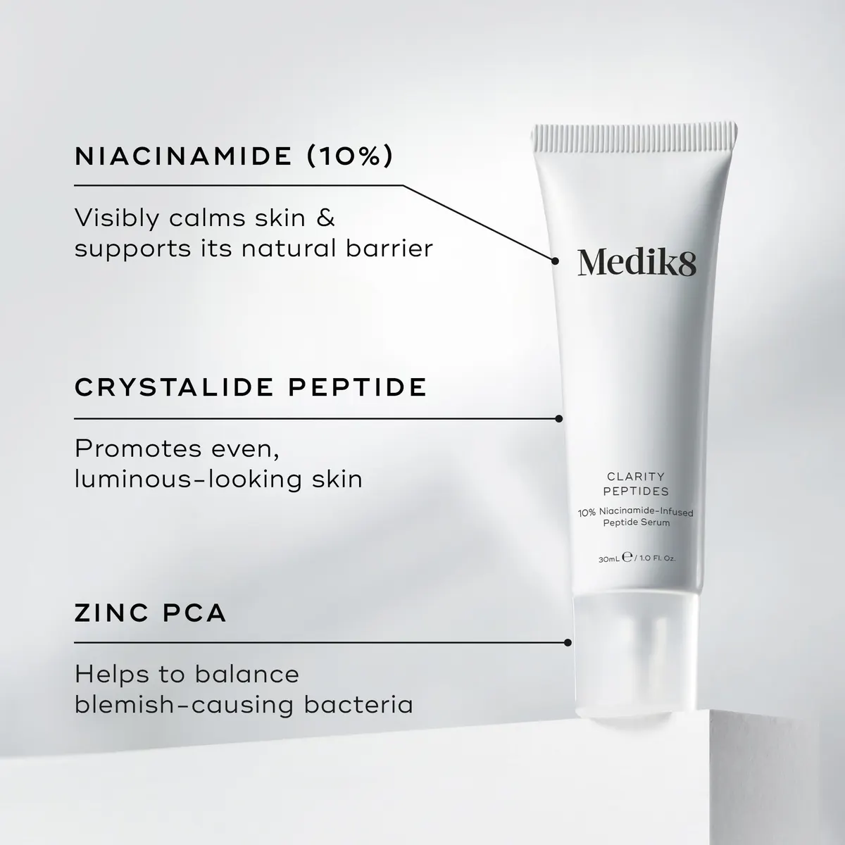 Medik8 Clarity Peptides 30ml, view 3