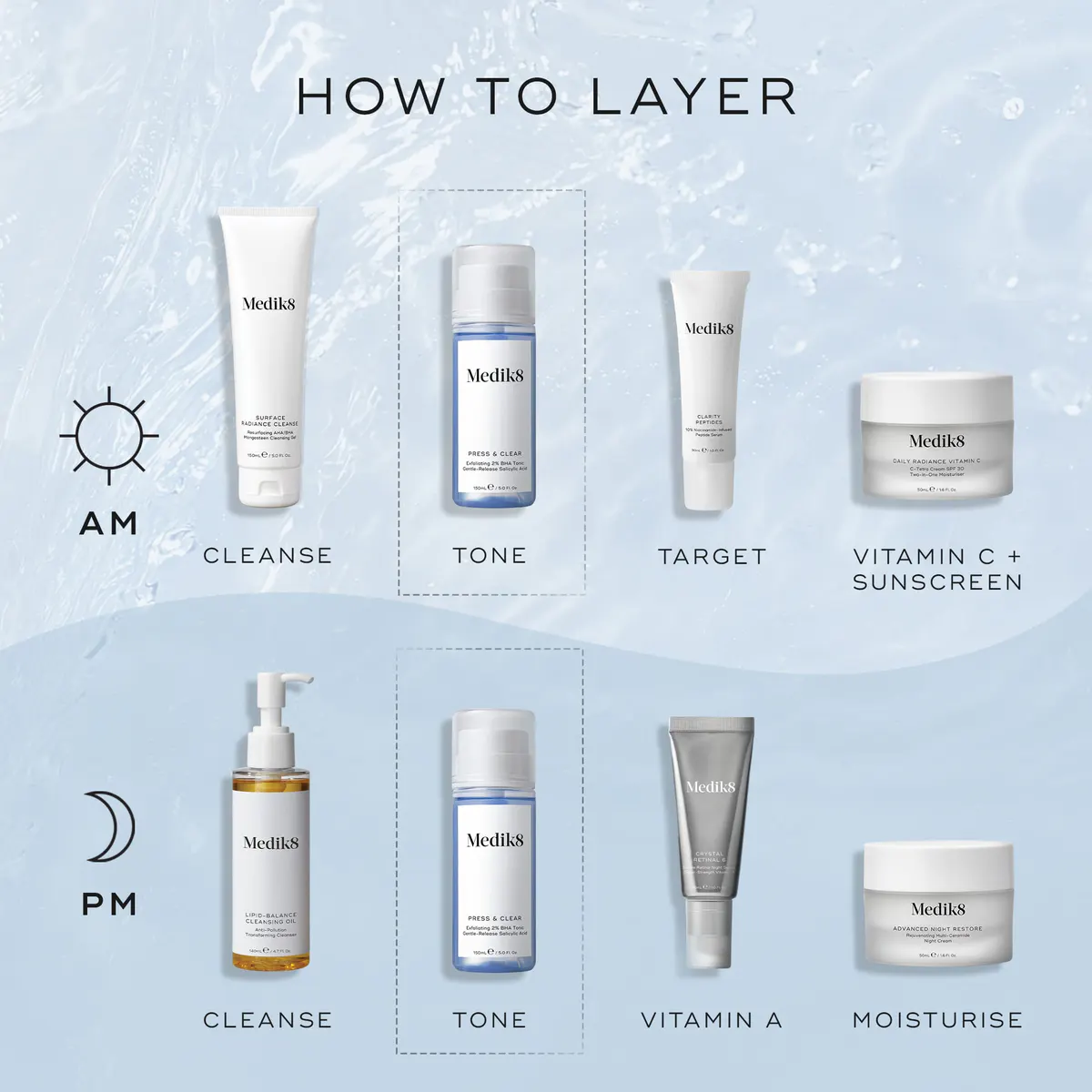 Medik8 Press & Clear Exfoliating BHA Tonic Refill 150ml, view 5