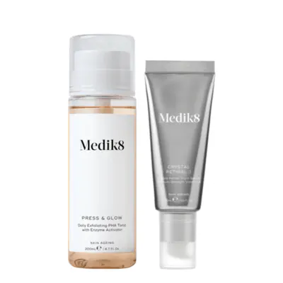Medik8 Press & Glow and Crystal Retinal 3 Bundle