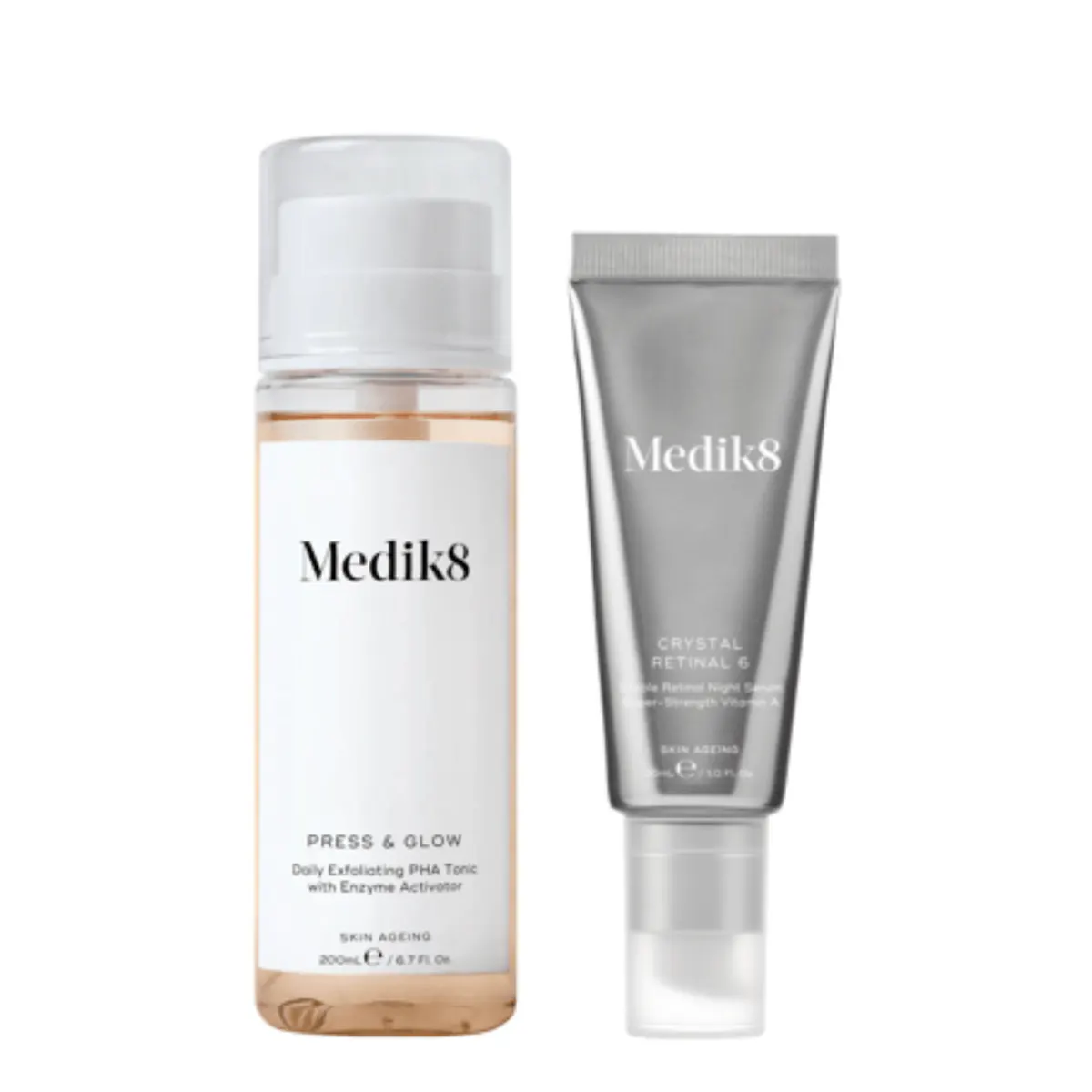 Medik8 Press & Glow and Crystal Retinal 6 Bundle