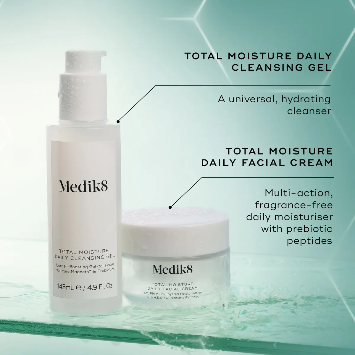 Medik8 Total Moisture Daily Cleansing Gel 145ml, view 6