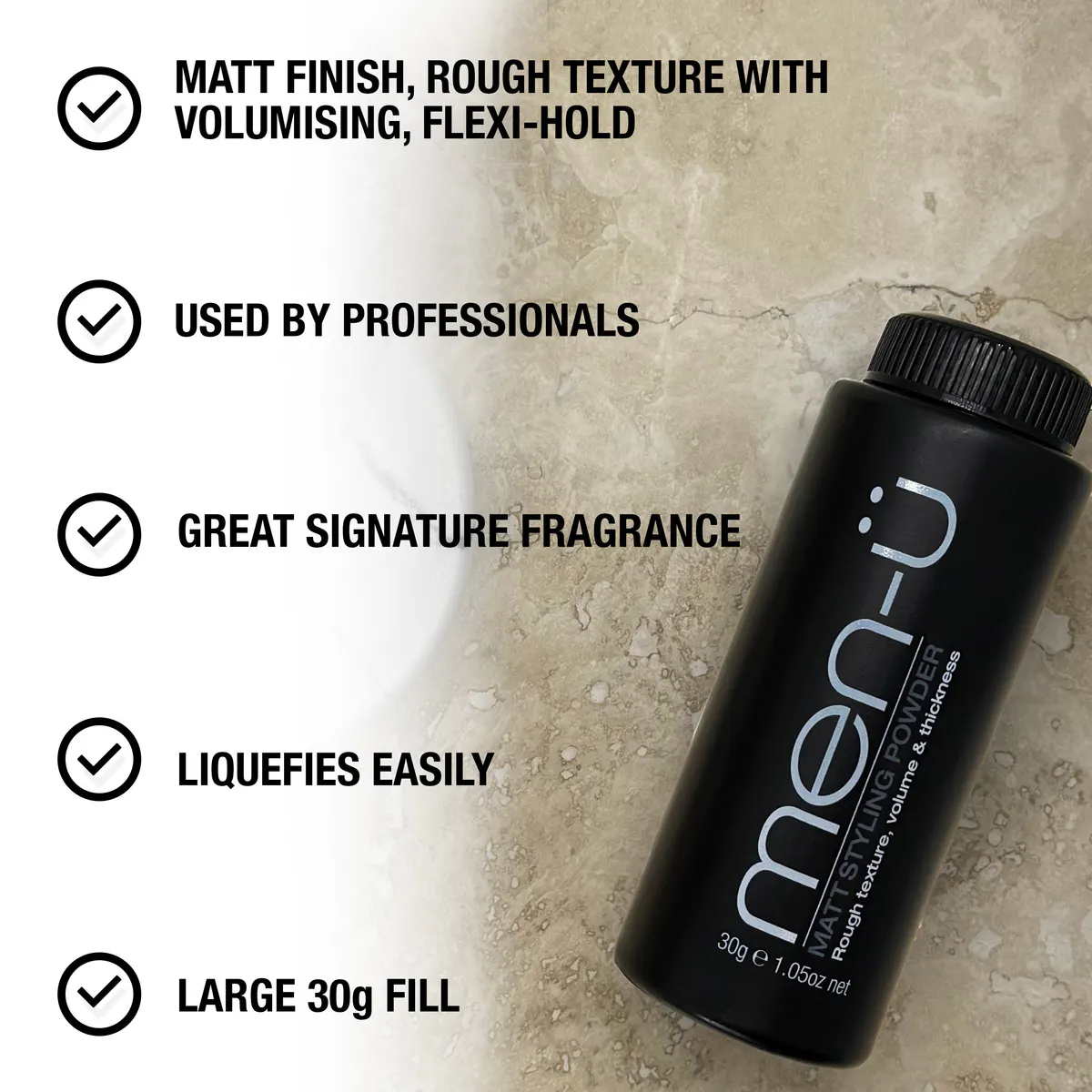 Men-ü Matt Styling Powder 30g, view 2