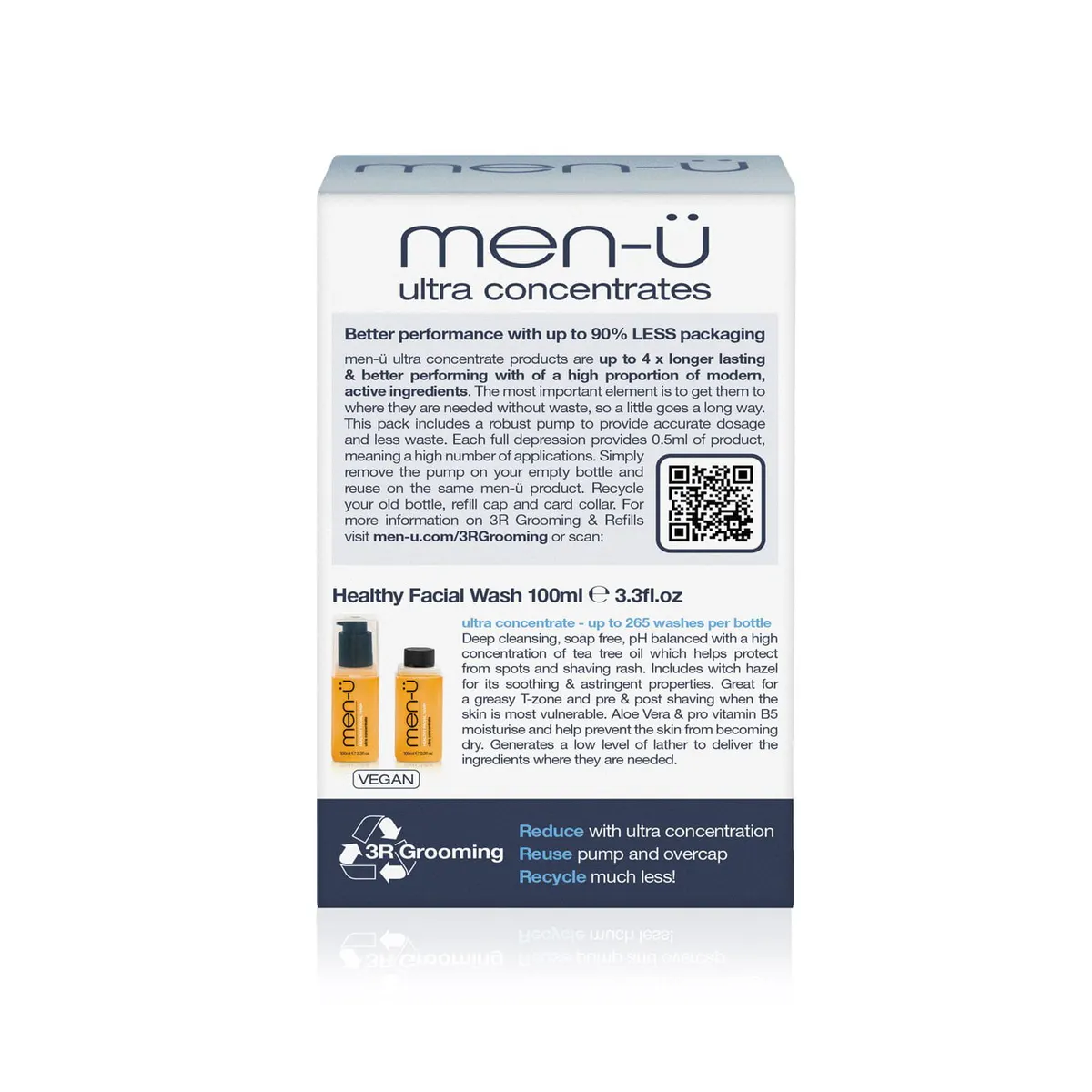 men-ü Refill Kit - Healthy Facial Wash, view 2