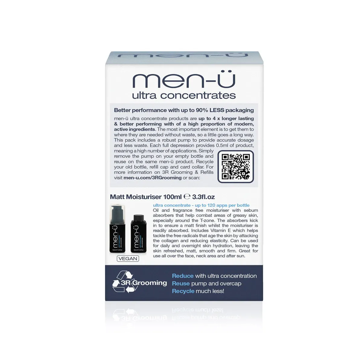 men-ü Refill Kit - Matt Moisturiser, view 2
