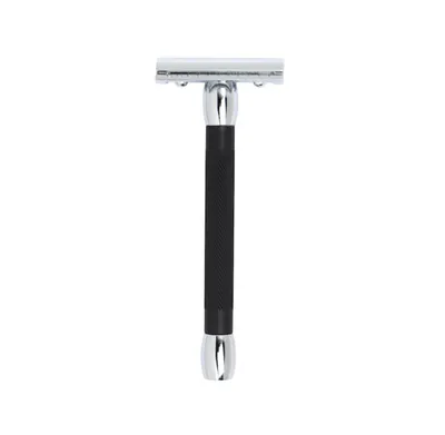 Merkur 20C Long Handle Safety Razor Black