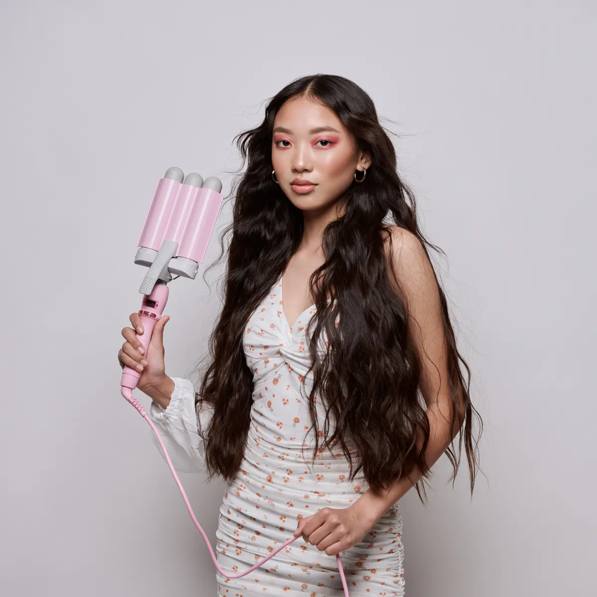 Mermade Hair 32mm Pro Waver Pink, view 5