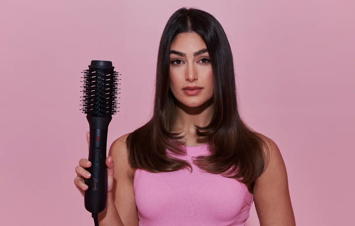 Mermade Hair Blow Dry Brush - Black, view 7