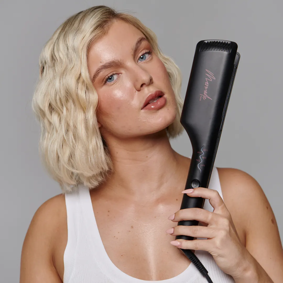 Mermade Hair Double Waver - Black, view 5