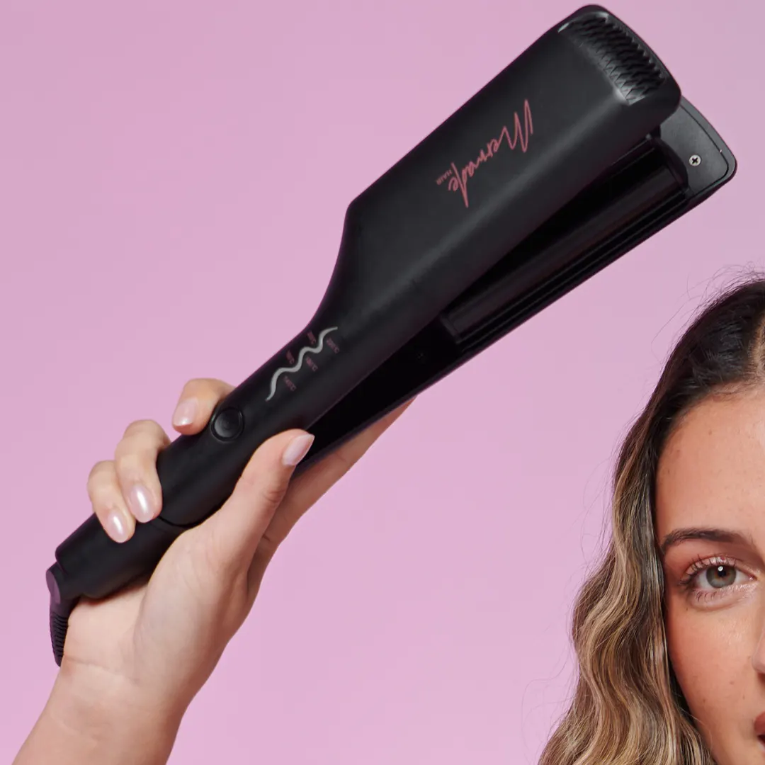 Mermade Hair Double Waver - Black, view 6