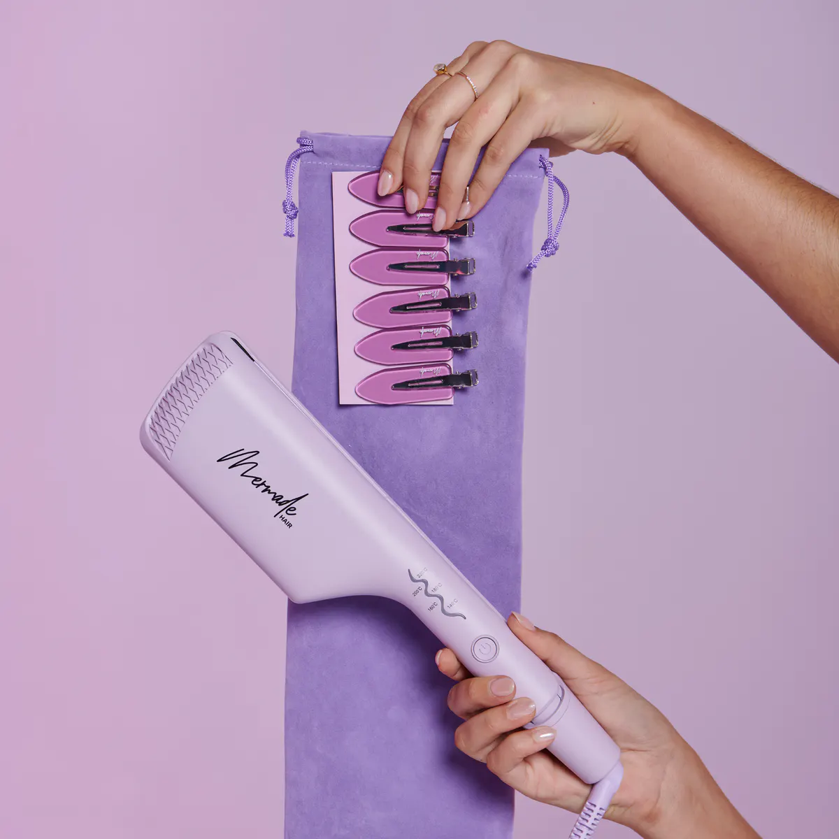 Mermade Hair Lilac Waves Kit, view 3