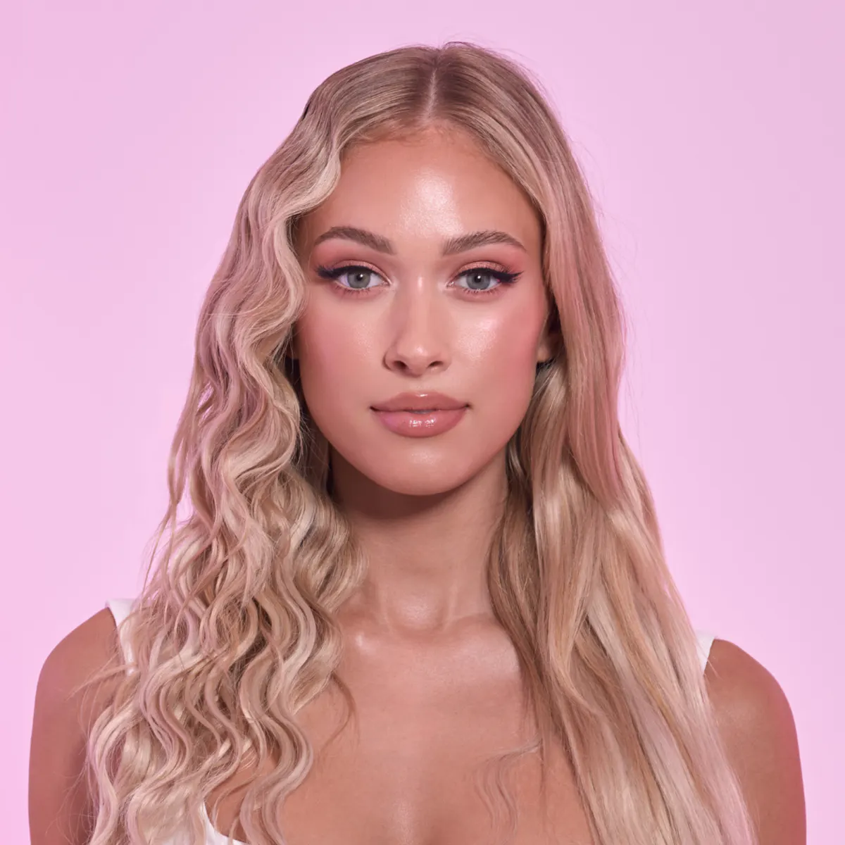 Mermade Hair Double Waver - Pink, view 2