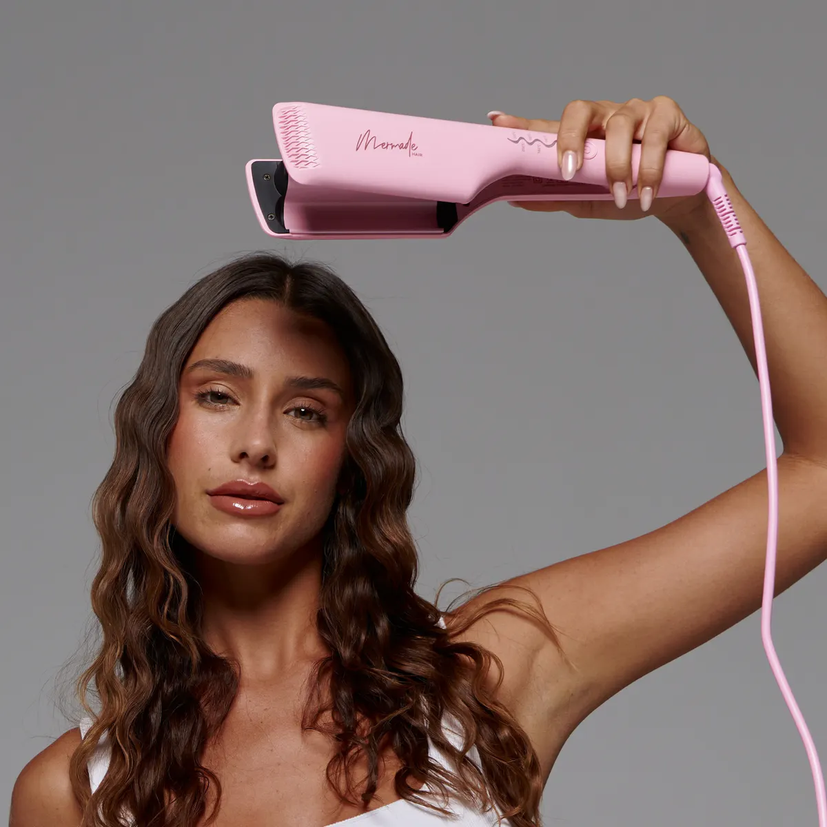 Mermade Hair Double Waver - Pink, view 5