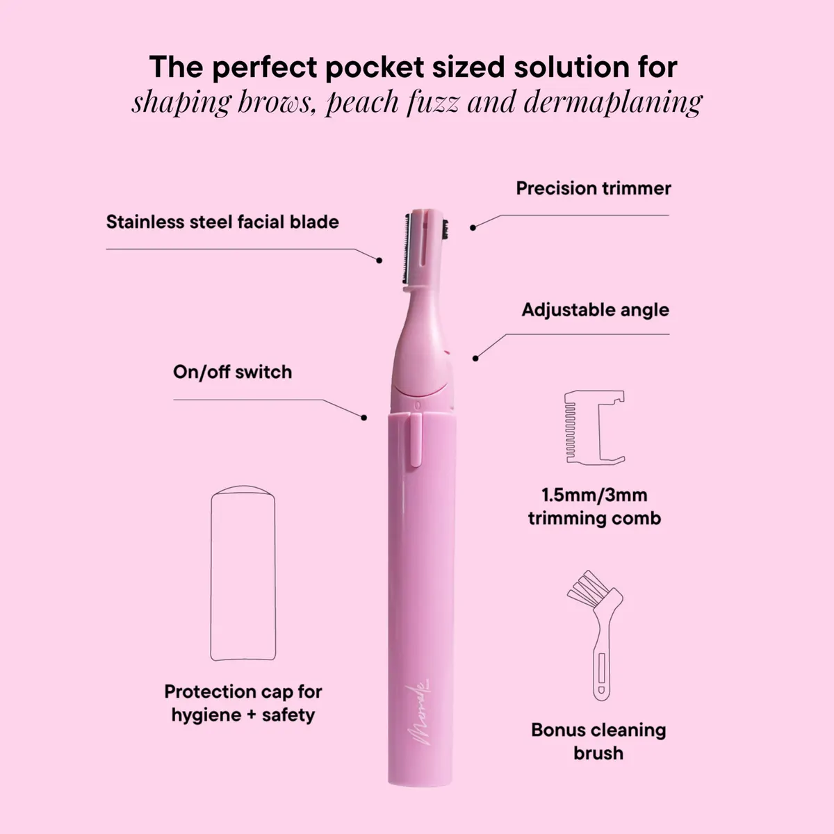 Mermade Hair Facial Shaver, view 3