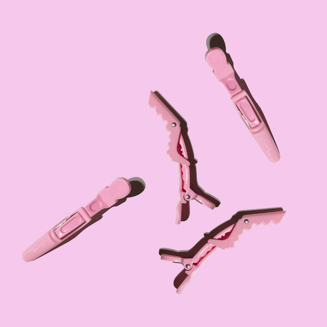 Mermade Hair Grip Clips Pink, view 3