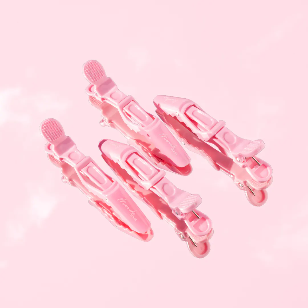 Mermade Hair Grip Clips Pink, view 5