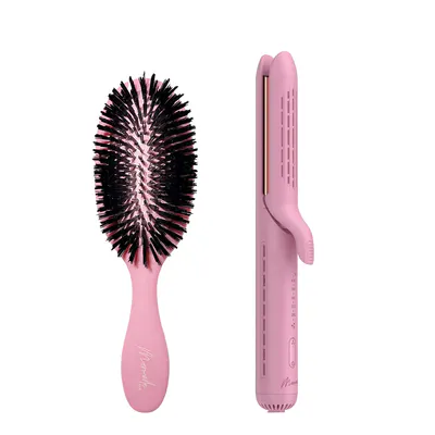 Mermade Hair Infrared Styler + Styling Brush Bundle