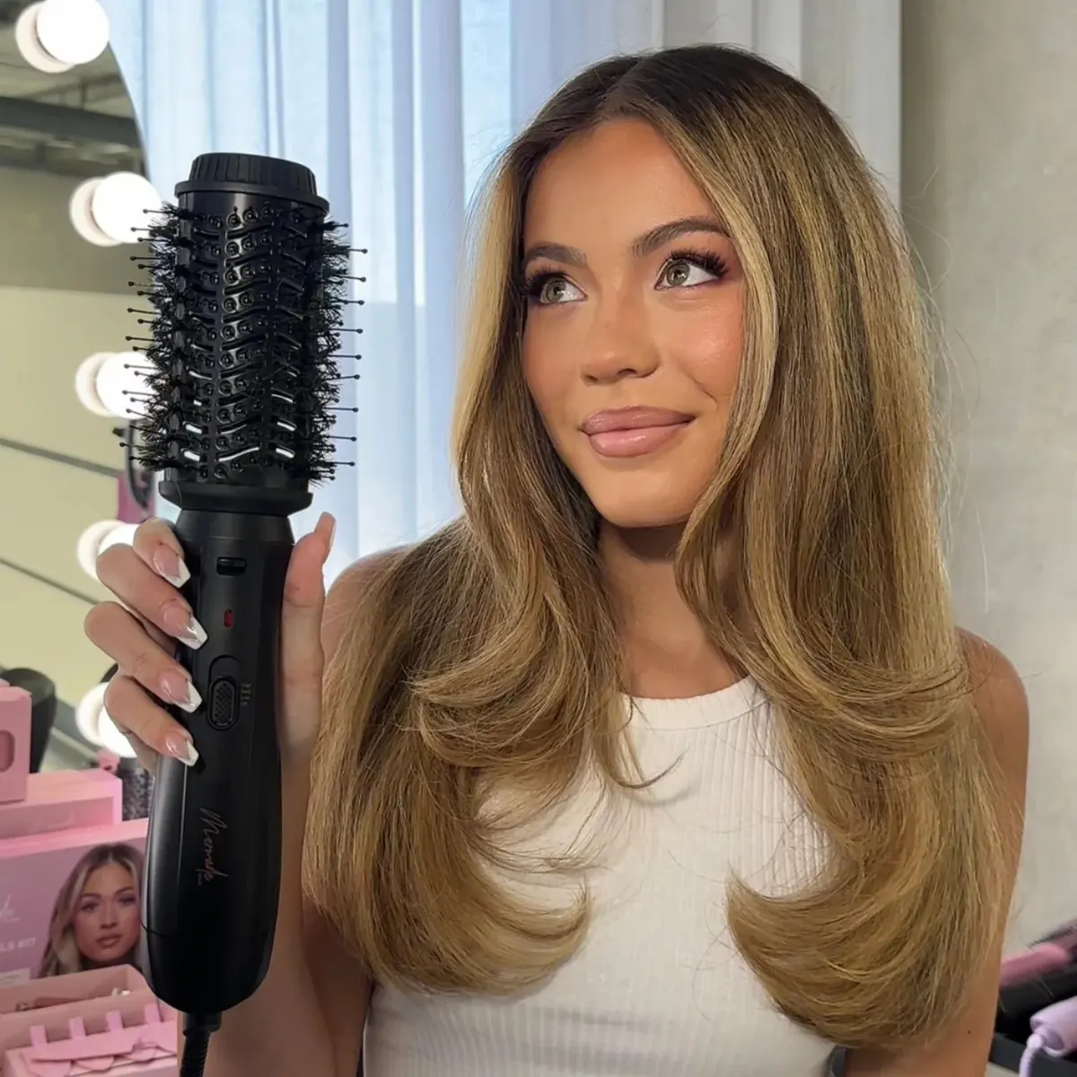 Mermade Hair Interchangeable Blow Dry Brush - Black, view 2