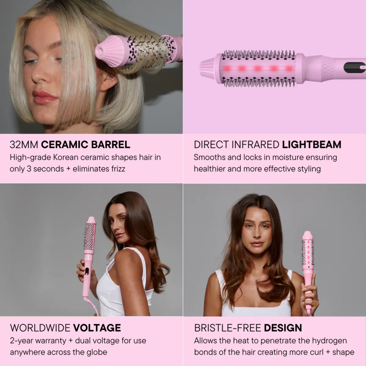 Mermade Hair Infrared Thermal Brush, view 4